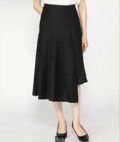 BANANA REPUBLIC ブラック フレアスカート サイズ2