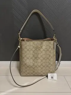 COACH コーチ モリー バケット バッグ シグネチャー キャンバス