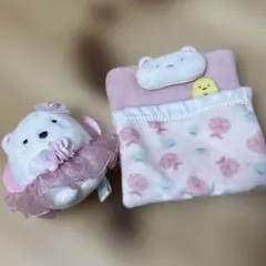 すみっコぐらし　しろくま　てのりぬいぐるみ　さくら荘のようせい　& お布団セット