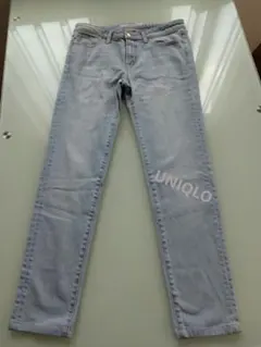 ユニクロスキニーデニム ライトブルー