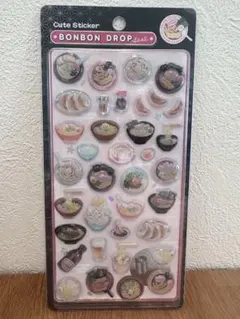 ボンボンドロップシール　和柄　ラーメン 中華