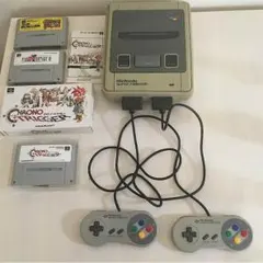 スーパーファミコンとソフト3本【動作未確認です、、】