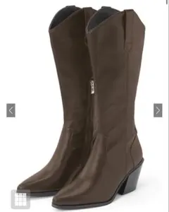 GRL ウエスタンブーツ ブラウン