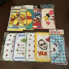 プーさん・ミッキー・ミニー他　ミニタオル10枚