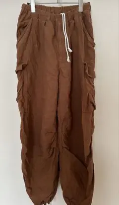 アルテポーヴェラ　リネンカーゴパンツ XS