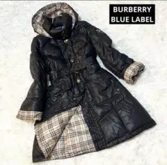 BURBERRY BLUE LABEL ブラックダウンジャケット