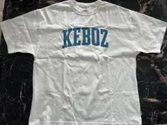 KEBOZ Tシャツ ホワイト ブルーロゴ Lサイズのサムネイル