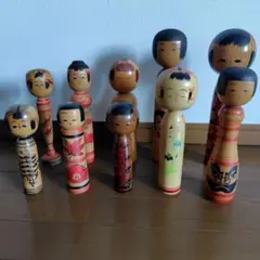 伝統こけし 3本セット 達磨 紅葉　本間直子工人作 伝統こけし 3本セット 達磨 紅葉 本間直子工人作 - メルカリ