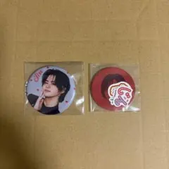 INI 松田迅 缶バッジ ステッカー