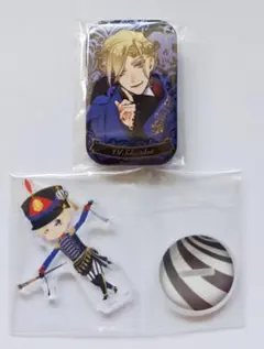 ツイステ 缶バッジ アクスタ ヴィル