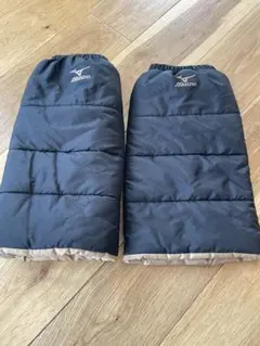 【美品】MIZUNO ミズノ レッグウォーマー 中綿 ブラック