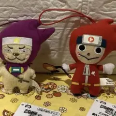 ニンジャボックス　ぬいぐるみマスコット　2個組　アミューズメント商品 バンダイ