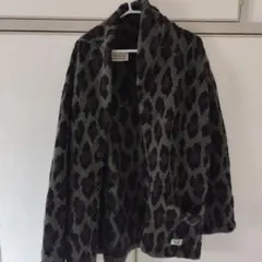 ワコマリア 19AW レオパード ニットガウン カーディガン