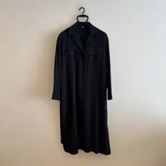 UNIQLO UVカット シャツワンピース ロング M ブラック