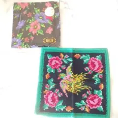 【新品未使用】フェイラー ドイツ シェニール織 タオルハンカチ