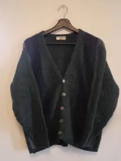 カーディガン　深緑　S