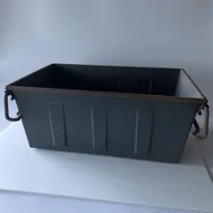 インダストリアル ヴィンテージ メタル製 コンテナ 収納ボックス シャビー