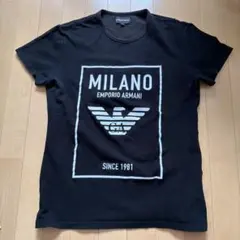 EMPORIO ARMANI MILANO Tシャツ ブラック L