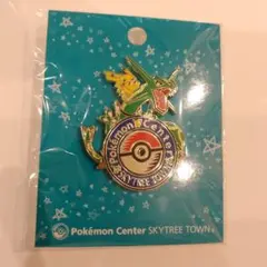 レックウザ　スカイツリー　ロゴピンズ　5個セット 即購入可】ポケモンセンタースカイツリー限定ロゴピンズ