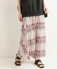 【美品】IENA Deveaux フラワープリントスカート