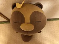 たぬきのキャラクター ぬいぐるみ 大きめ