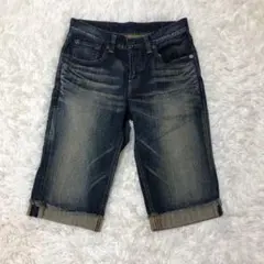 y2k 平成EDWIN ハーフパンツ 30 デニム