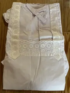 割烹着白レース付き新品