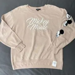 Bershka ミッキー ピンク スウェット M ディズニー　コラボのサムネイル