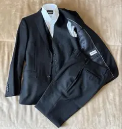 レミューLESMUES 3ピースブラックフォーマル　礼服　冠婚葬祭　Y5