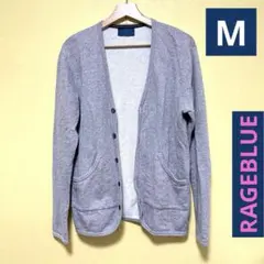 【RAGEBLUE】レイジブルー　カーディガン グレーMサイズのサムネイル