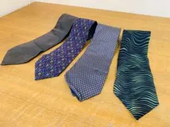 k0120-25★GUCCI ネクタイ４点 グッチ 古着