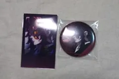 鬼滅の刃　ダイニング　第四期　お楽しみくじ　チェキ風ブロマイド　缶バッジ　黒死牟