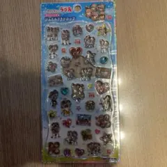 ストーン付き　ジュエルプチドロップ　ラブ友　シール　立体シール ズッ友