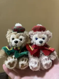 ディズニー ダッフィー シェリーメイ ぬいぐるみバッジ セットのサムネイル