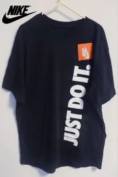 NIKE ナイキ JUST DO IT Tシャツ ブラック 黒 XL ランニング