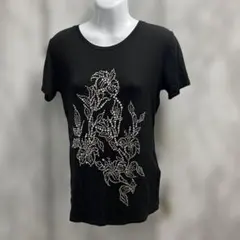 Blumarine ブルマリン　ラインストーン　Tシャツ　黒のサムネイル