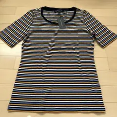 TOMMY HILFIGER ストライプ半袖Tシャツ M