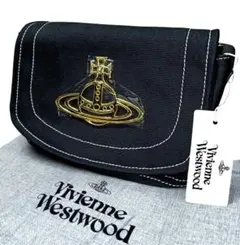 【新品】ヴィヴィアン エッジウェア EDGWARE ショルダーバッグ 黒 オーブ