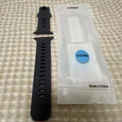 Apple Watch シリコンバンド 黒/グレー