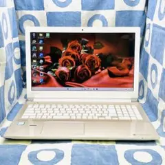 快速SSD240G☆高性能i5☆綺麗ゴールドＰＣ♡ブルーレイ♪Windows11