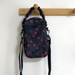 美品 レスポートサック チェリー柄ミニバッグ スマホショルダーバッグ 
