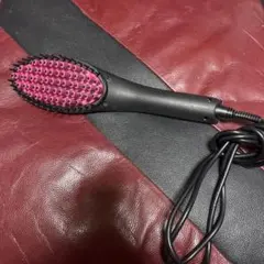 ブラシヘアアイロン 温度調整機能付き