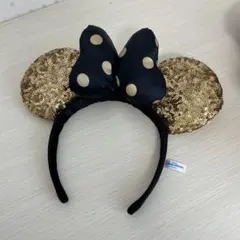 ミニーマウス　スパンコール　カチューシャ