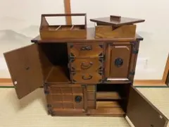 쇼와 레트로 카라쿠리 서랍장 (해머링 브래킷 키 포함)