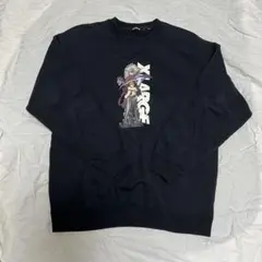 XLARGE デスノートコラボ　ブラック スウェット L