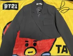 ブラック クロップドジャケット　Mサイズ