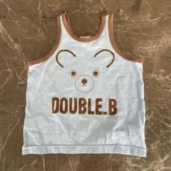 ミキハウス DOUBLE.B タンクトップ　100cm