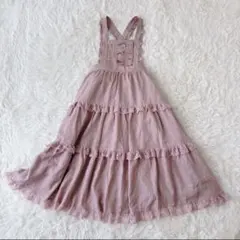 完売品✨美品✨大きいサイズ✨青木美沙子 マロンクリーム ジャンスカ 5Lロリータ