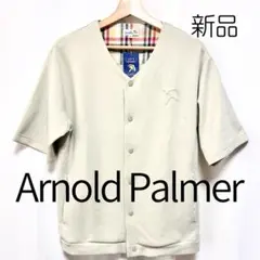 【新品】アーノルドパーマー シェア ストレッチ スムース エンボスカーデMサイズのサムネイル