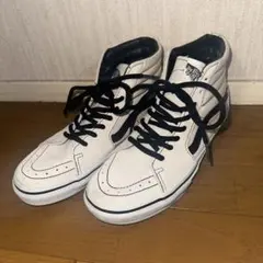 [早い者勝ち‼️]VANS SK8-HI V38CLA 白×黒 スニーカー24cm